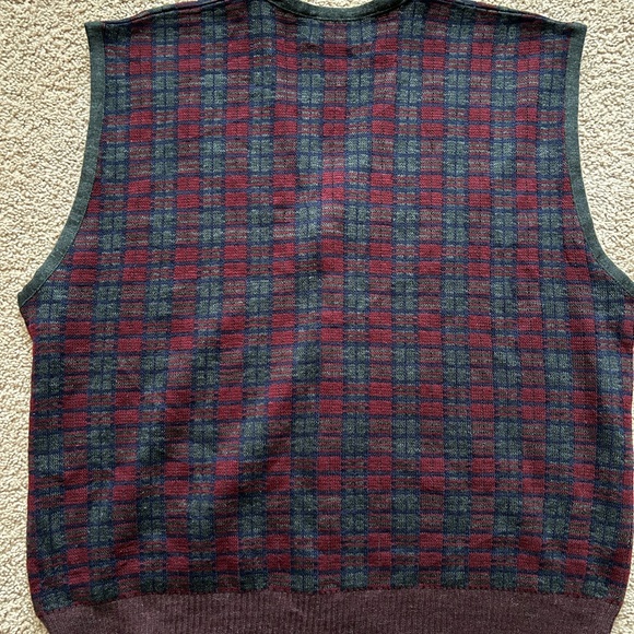 Vintage Florence Tricot Italian Sweater Vest - XL - Picture 4 of 6